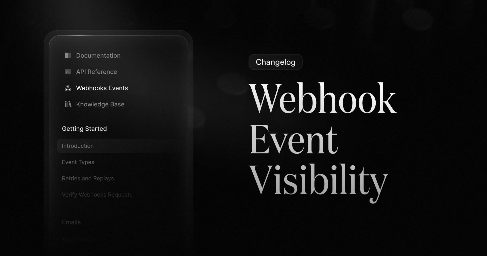 Webhook Event Visibility