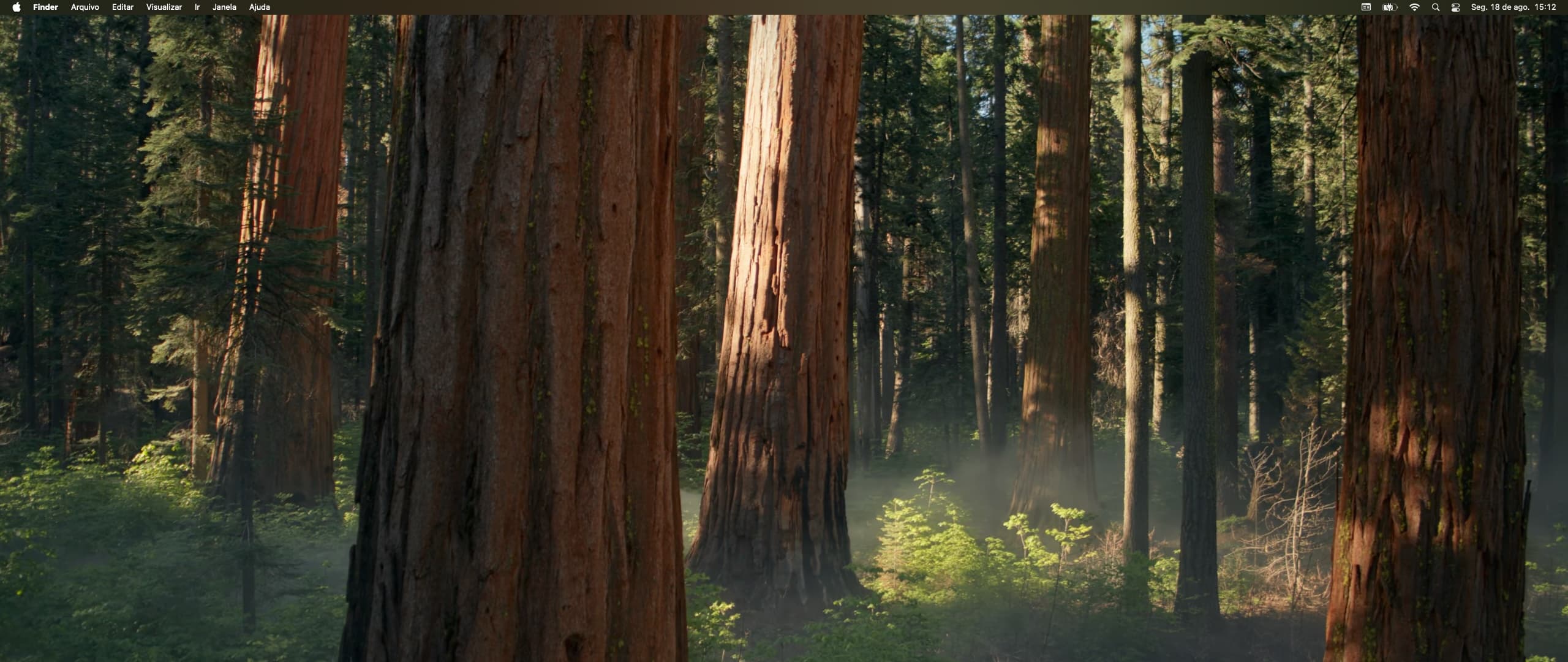 The default wallpaper for MacOS Sequoia